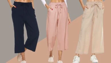 Linen Pants With Different Tops