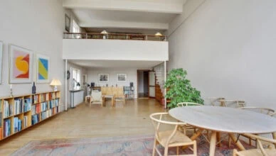 Functionalism Style Interior Door