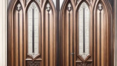 Neo-Gothic Style Security Doors
