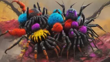 Vibrant Tarantulas