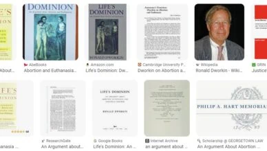 Dworkin's Life's Dominion - Summary and Review