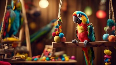 enriching parrots with creativity