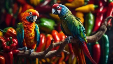 feeding parrots spicy food