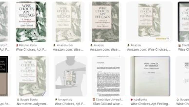 Gibbard's Wise Choices, Apt Feelings - Summary and Review