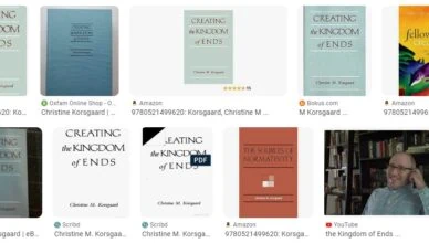 Korsgaard's Creating the Kingdom of Ends - Summary and Review