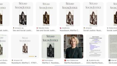 Nussbaum's Sex and Social Justice - Summary and Review