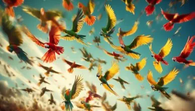 parrot flight patterns analyzed