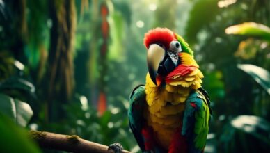 parrots imitate human speech