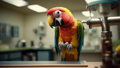 routine vet care for parrots