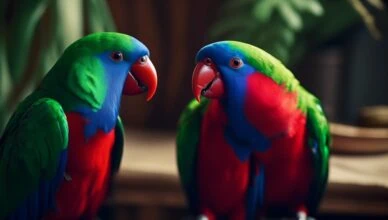 sexual dimorphism in eclectus parrots