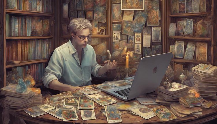engaging in virtual divination