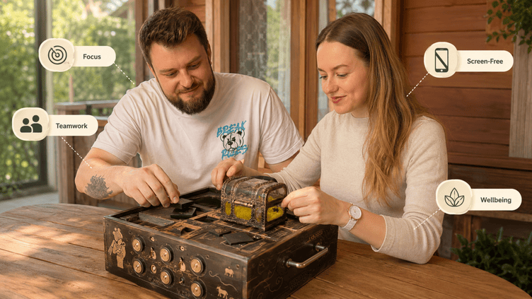 Escape Room Alternative: Paslapties Kodas Puzzle Box 2 escape-room-alternative-paslapties-kodas-puzzle-box